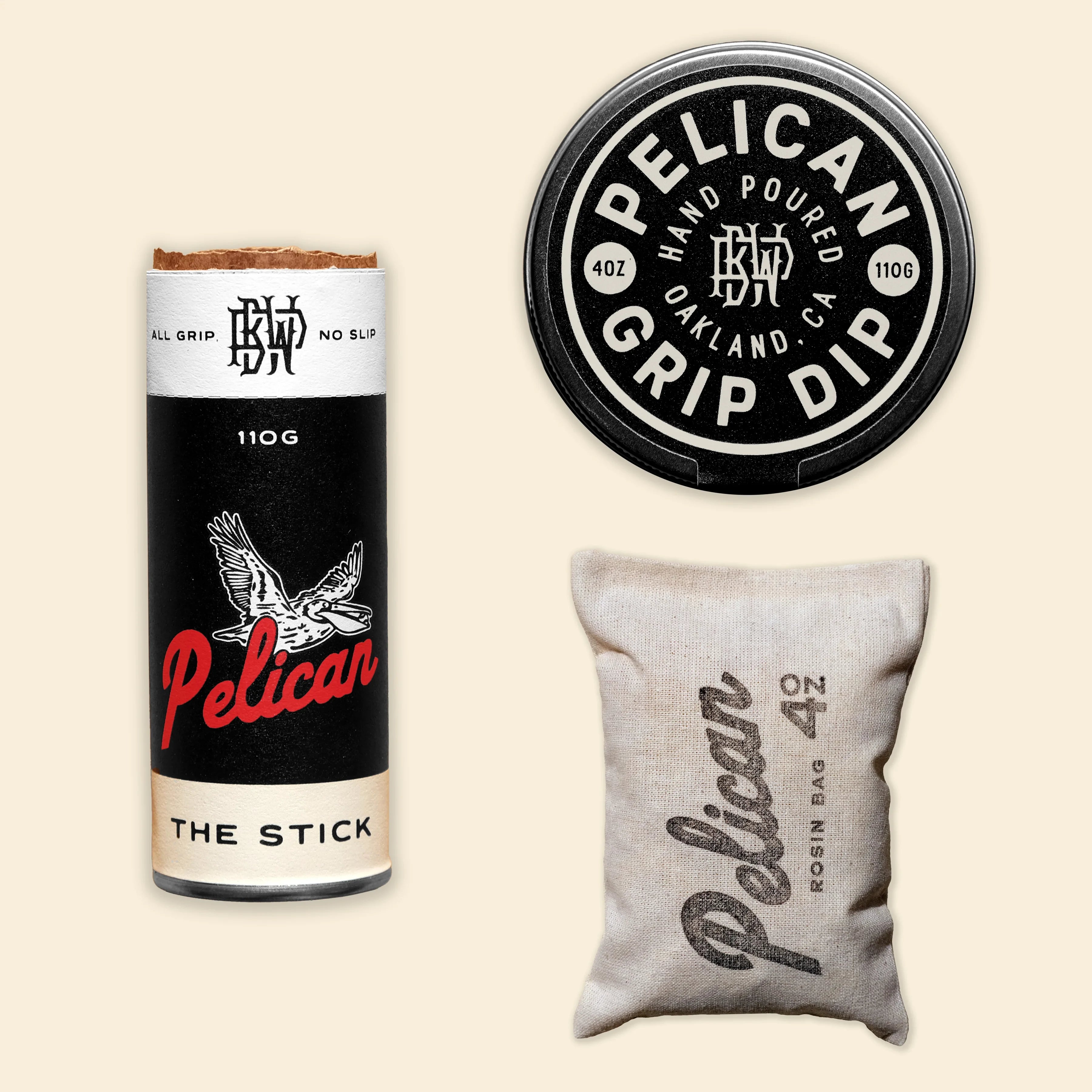Clubhouse Kit Standard Pine Tar Glove Rub Grip Dip