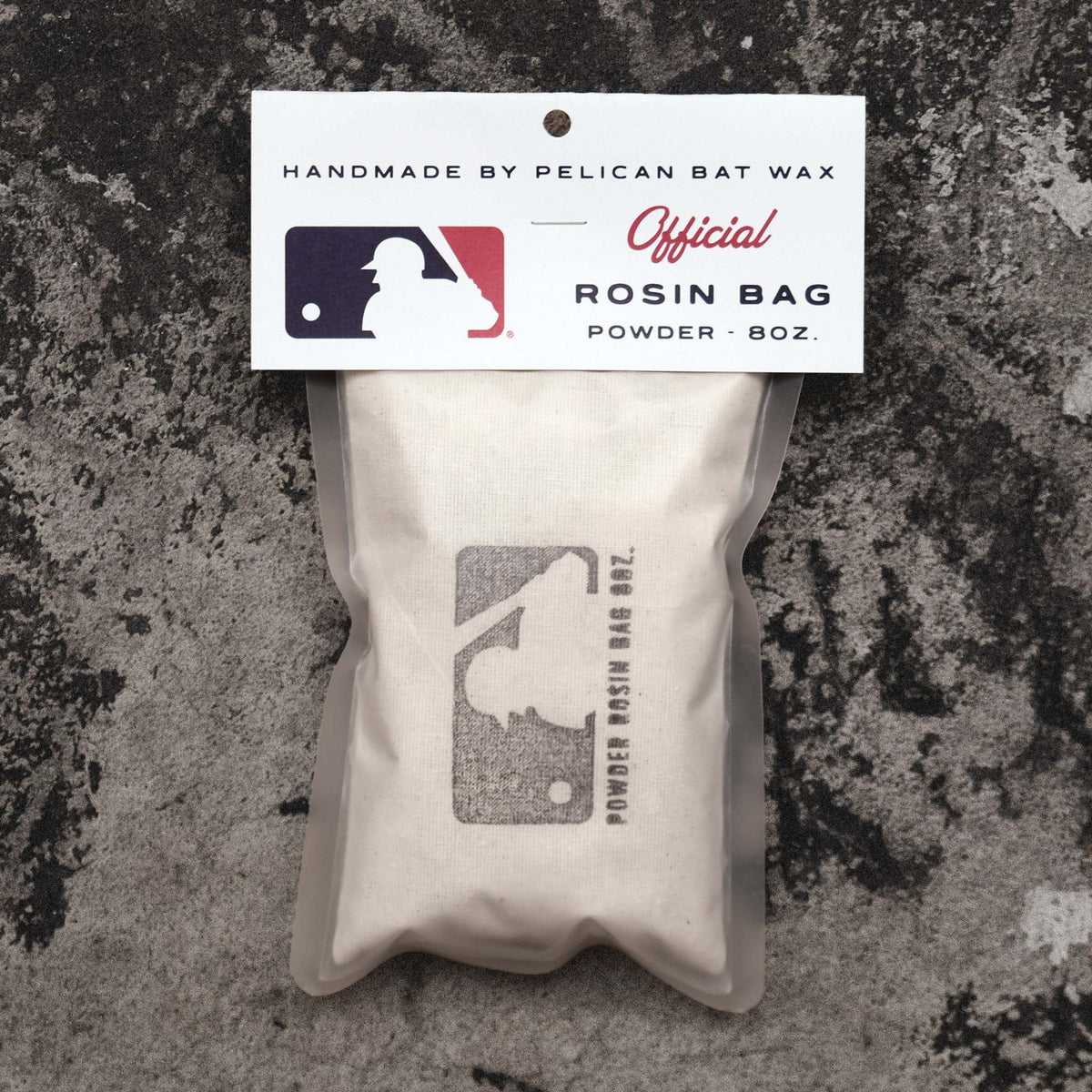 Official MLB Rosin Bag 8 OZ. / Rock & Powder Blends / Pelican Bat Wax