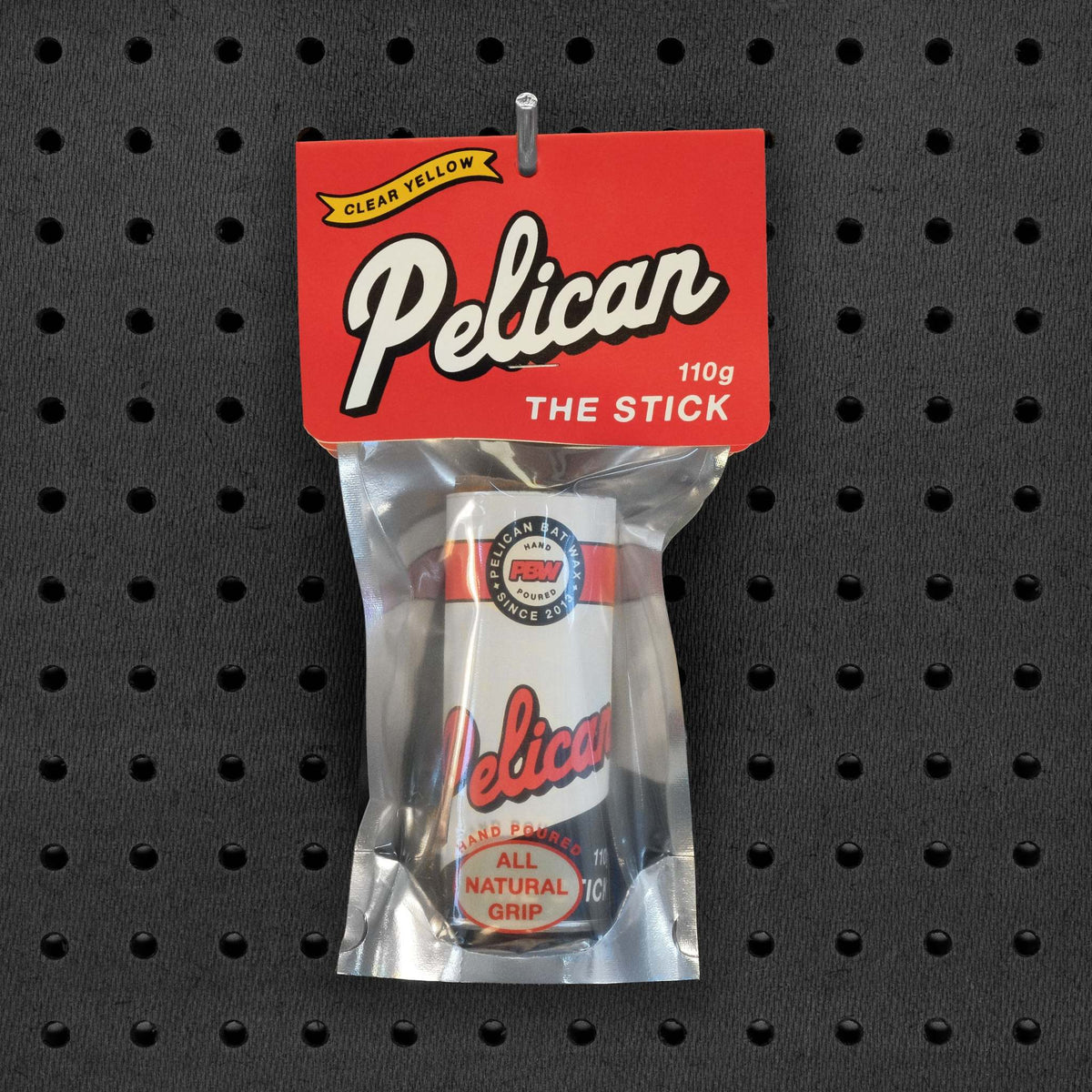 All Natural Pine Tar Grip Stick for baseball bat handle with premium ingredients and light scent