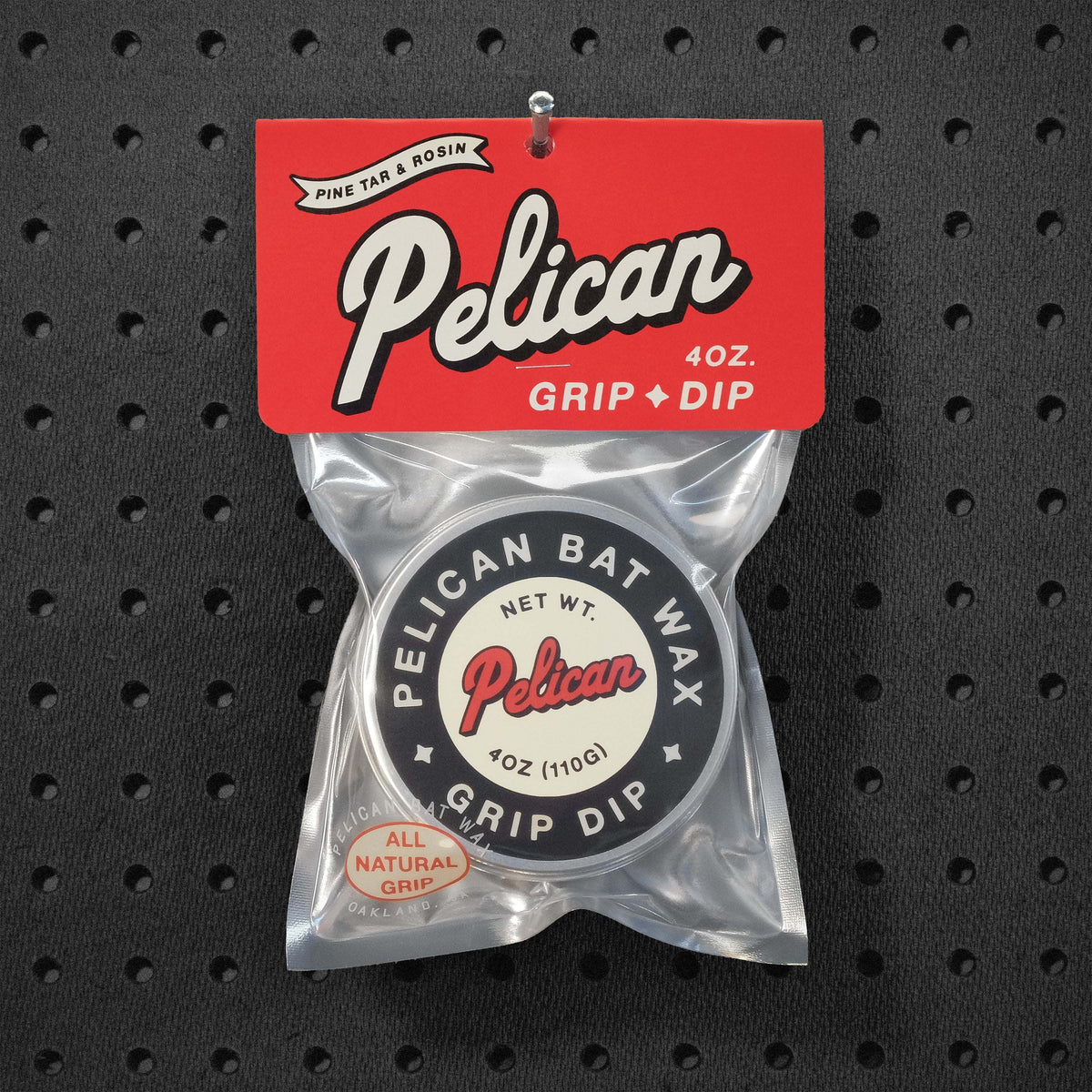 Grip Dip Pine Tar and Rosin Blend baseball bat grip enhancer 4 oz container