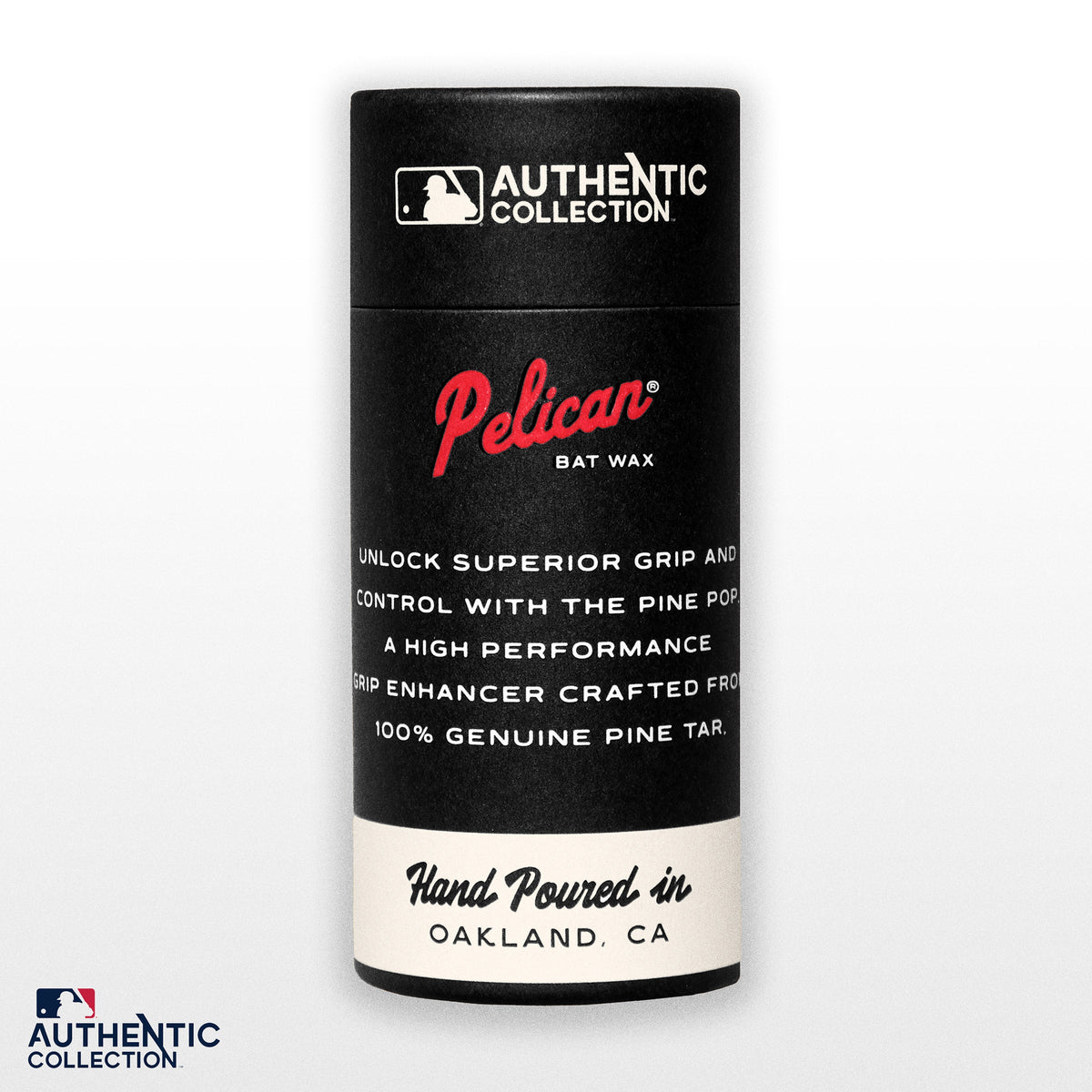 Push Up Pine Tar Stick in durable tube for superior bat grip and control